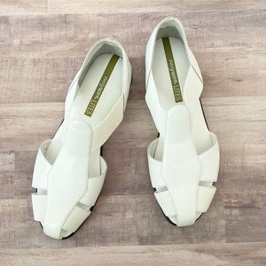 New Easy Spirit Lites White Leather Sandals